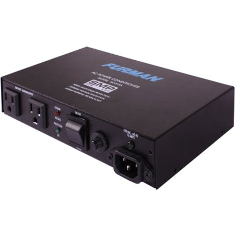 Furman AC-215A 10A Power 2-Outlet Conditioner Surge Protection
Black power conditioner with visible brand name on a white background