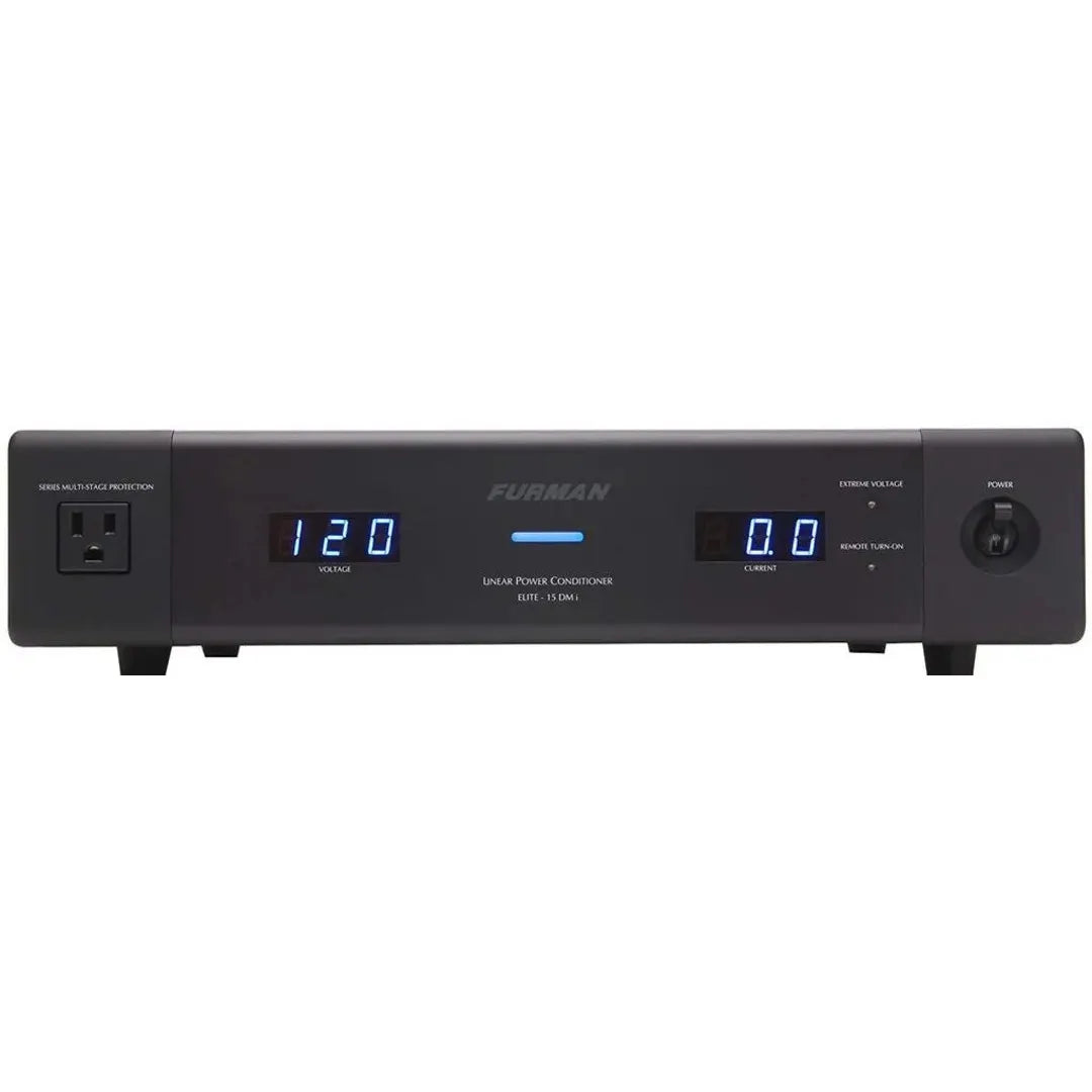 Furman Elite-15 DM i 13-Outlet AC 15A Conditioner Digital Meters front main 