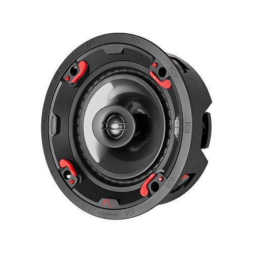Episode SIG-58-IC Signature 5 8in In Ceiling Speaker
speaker with black and red design on a white background