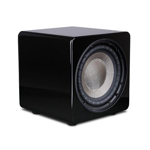 Episode ES-SUB-EVO8-250-BLK 8 Inch 260W Subwoofer DRiVE Amp Side View
