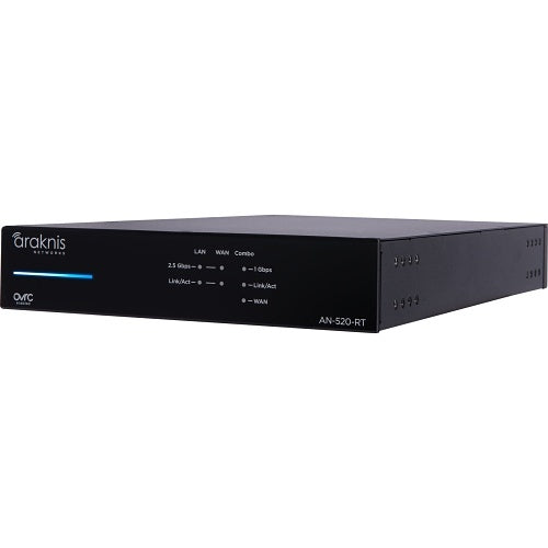 Araknis Networks AN-520-RT Dual-WAN Multi-Gigabit VPN Router Pro
Araknis network device on a white background