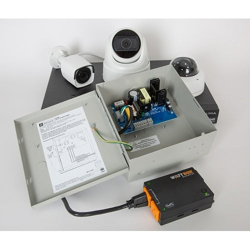 WattBox WB-150-IPW-1B-2 Wi-Fi Smart 2-Outlets IP Power Strip Connected to Camera System