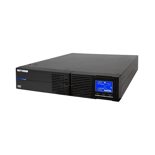 WattBox WB-OVRC-UPS-1500-1 UPS Battery Pack 1500VA for IP Power Conditioners
Black power supply unit with digital display on a white background