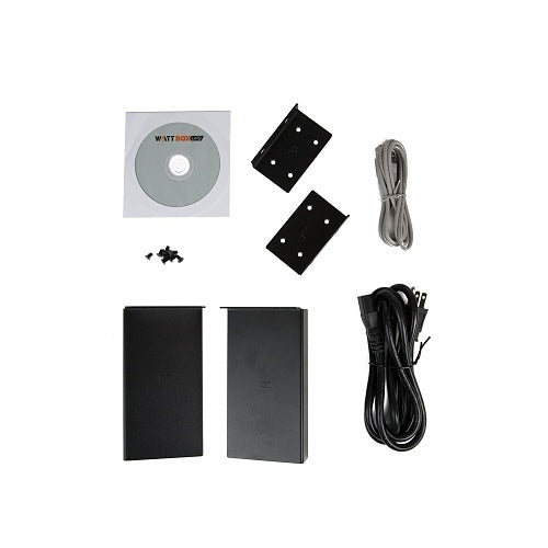 WattBox WB-OVRC-UPS-1500-1 UPS Battery Pack 1500VA for IP Power Conditioners
Collection of electronic components and accessories on a white background
