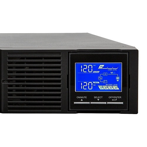 WattBox WB-OVRC-UPS-1500-1 UPS Battery Pack 1500VA for IP Power Conditioners
Power supply unit with digital display on a white background