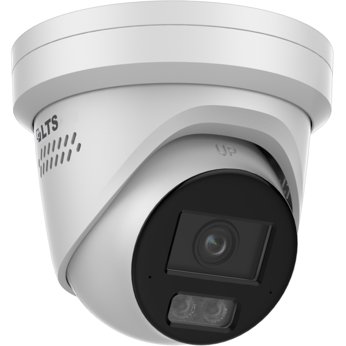 LTS LTCMIP3CD82WI-28LAISP 8MP AI Hybrid Light Turret Camera Left side view